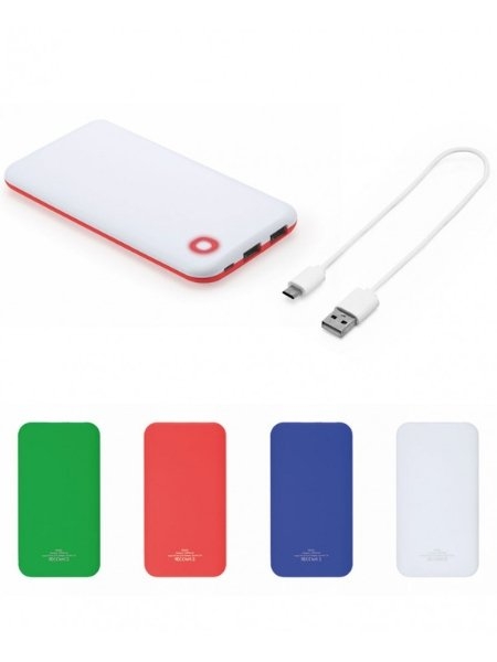 Power bank personalizzabile Aron 10000 mAh