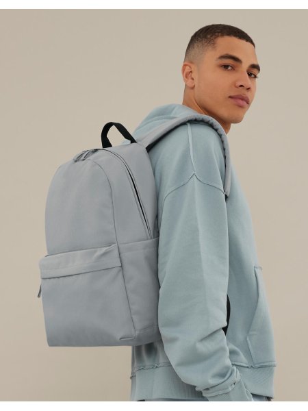 Zaino classico in poliestere riciclato personalizzabile BagBase Premium Recycled 20 L