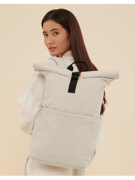 Zaino roll top personalizzabile BagBase Premium Recycled 18 L
