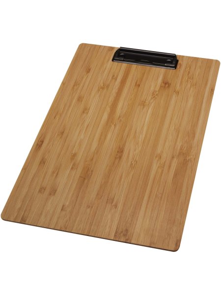 Portablocco con clip in bamboo Tavula
