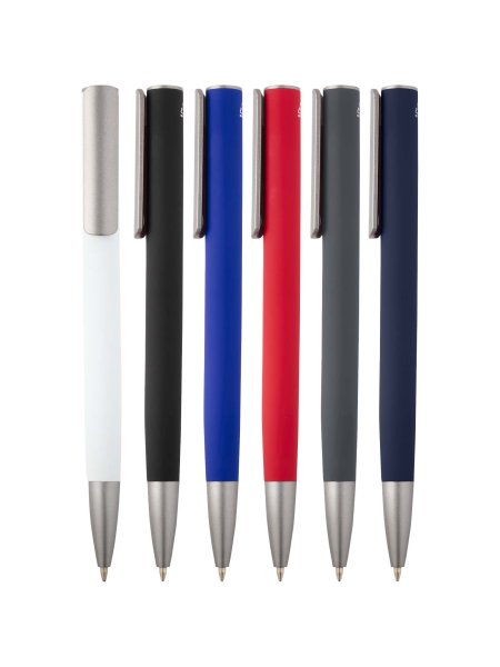 Penna in alluminio riciclato Ziggur (inchiostro blu)