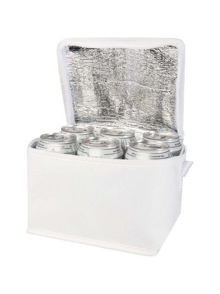 Borsa frigo piccola 6 lattine in TNT riciclato certificato GRS Spectrum - 4L