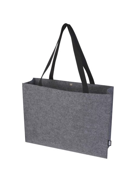 Tote bag grande con soffietto in feltro riciclato certificato GRS Felta - 20L