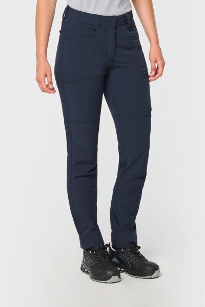 Pantaloni donna elasticizzati riciclati 210 g/m² personalizzabili Wk Designed to Work