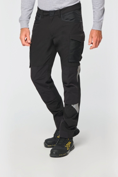 Pantaloni elasticizzati multitasche riciclati 260 g/m² personalizzabili