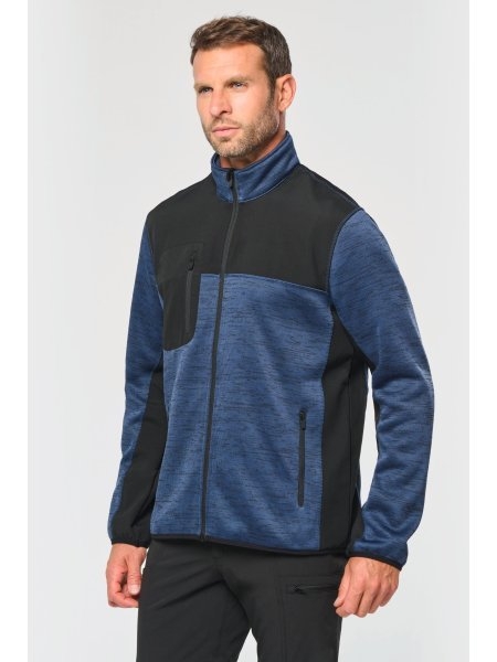 Felpa uomo in politricot riciclato 380 g/m² personalizzabile WK Designed to Work