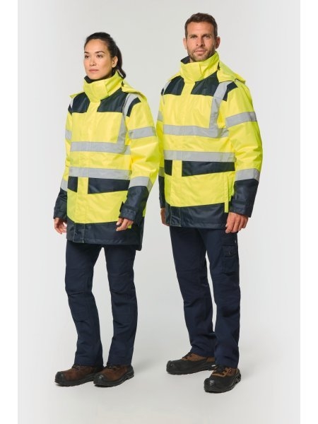 Parka alta visibilità 920 g/m² personalizzabile WK Designed to Work