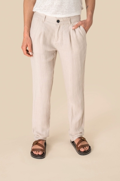 Pantalone donna in lino 210 g/m² personalizzabile Spasso