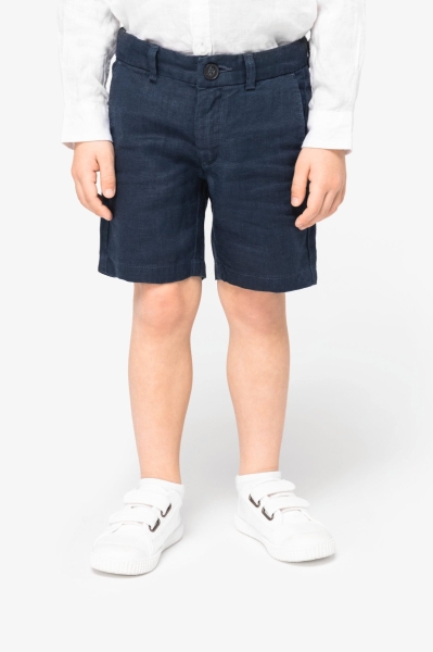 Bermuda bambino in lino 210 g/m² personalizzabile Spasso