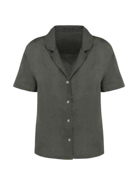 camicia-donna-a-maniche-corte-in-lino-con-collo-bowling-organic-khaki.jpg