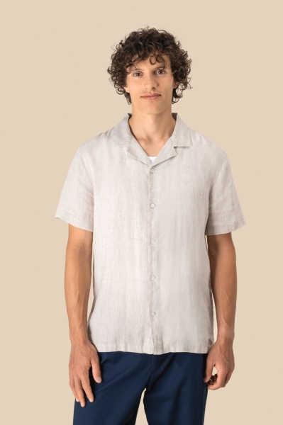 Camicia uomo in lino 125 g/m² personalizzabile Spasso