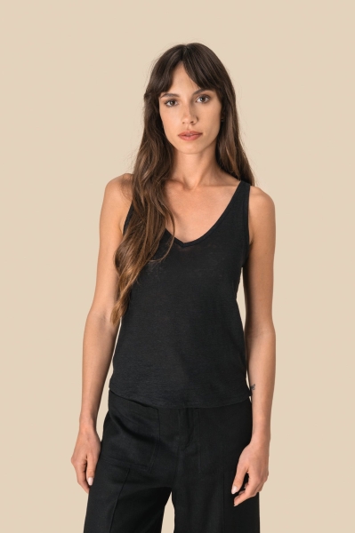 Canotta donna in lino 190 g/m² personalizzabile Spasso