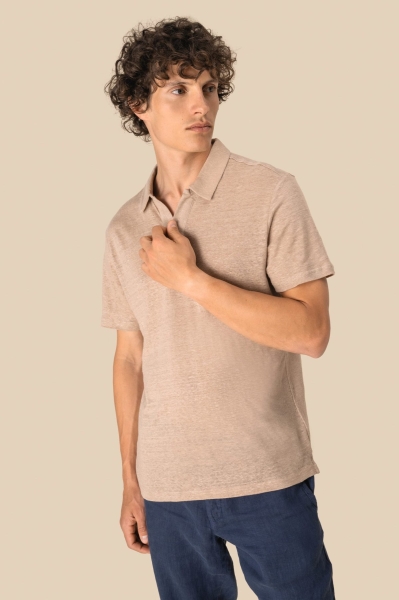 Polo uomo in lino 190 g/m² personalizzabile Spasso