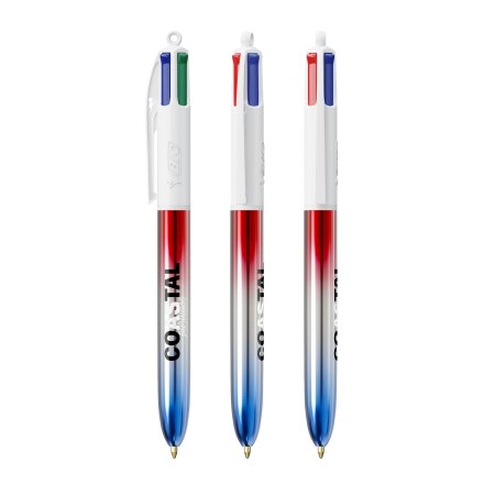 Penna multicolore personalizzabile BIC® 4 Colours® Flags Collection
