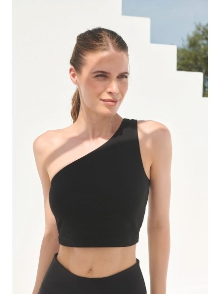Top asimmetrico donna 190 g/m² personalizzabile SF Clothing One Shoulder Top