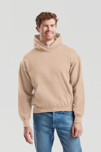 Felpa uomo in cotone 405 g/m² con cappuccio personalizzabile Fruit of The Loom Supercotton™ Hooded Sweat