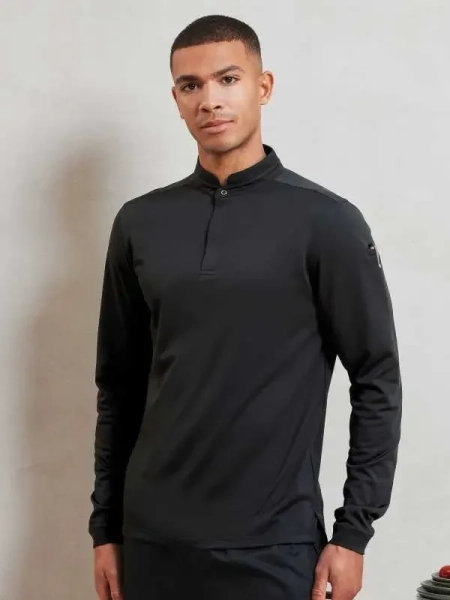 Polo da chef manica lunga personalizzabile Premier Coolchecker Essential