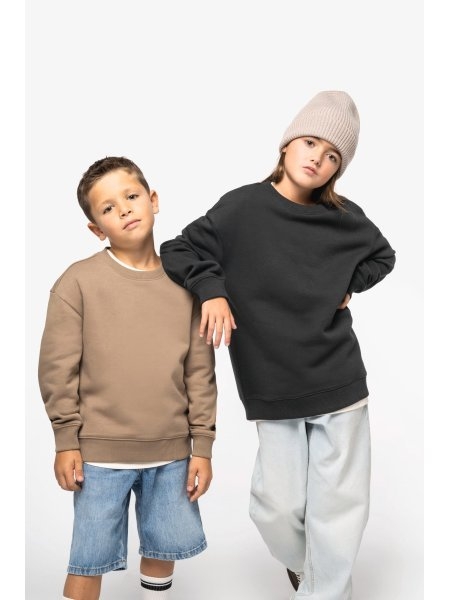 Felpa girocollo bambino oversize 300 g/m² personalizzabile Native Spirit