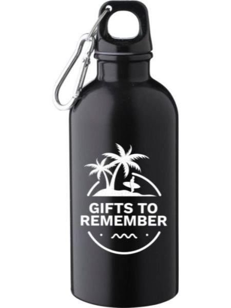 Borraccia in acciaio inox riciclato a parete singola 400 ml Sable