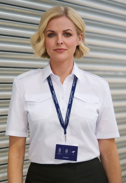 Camicia da donna maniche corte 115 g/m² personalizzabile Brook Taverner Hestia Pilot