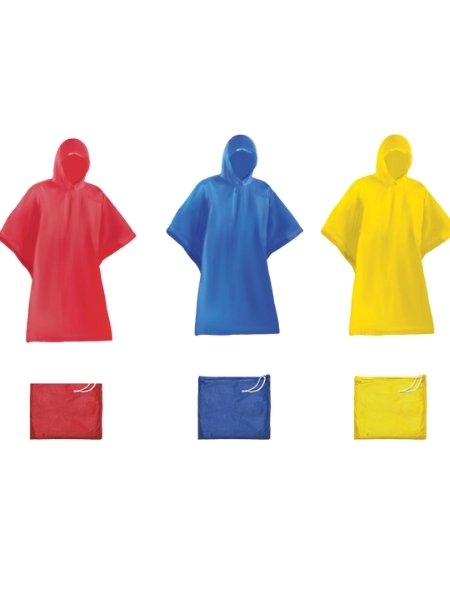Poncho impermeabile personalizzabile Tisbe