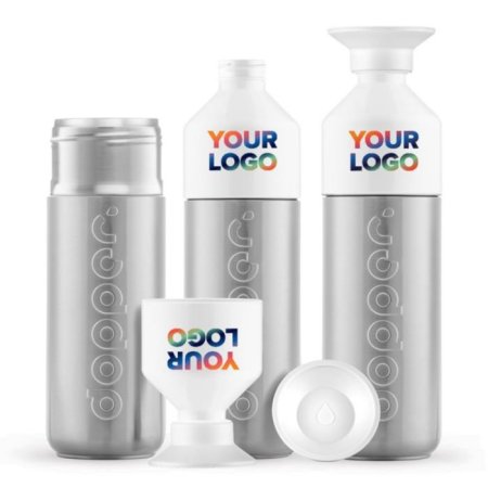 Borraccia riutilizzabile Dopper Silver Insulated (580 ml)