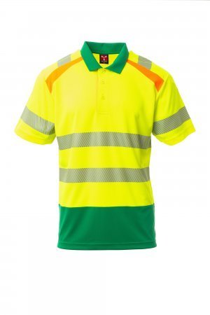Polo alta visibilità da uomo personalizzabile Payper Lane