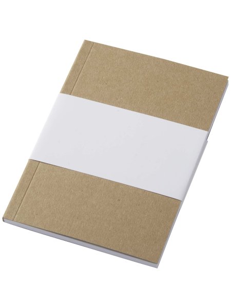 Blocco note formato A6 con copertina morbida in carta kraft riciclata e 50 fogli Novella Austen