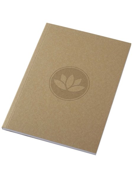 Blocco note formato A5 con copertina morbida in carta kraft riciclata e 50 fogli Novella Austen