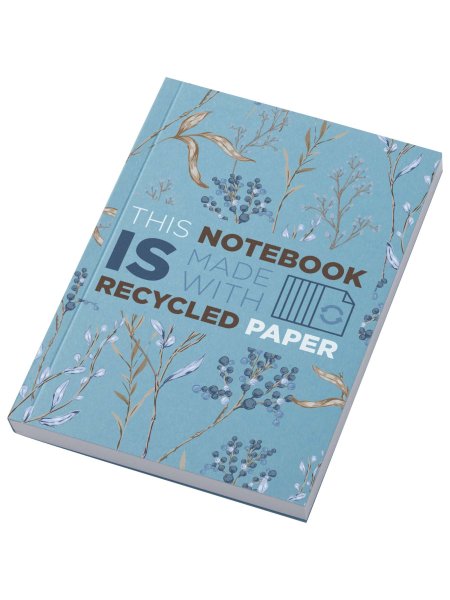 Blocco note formato A6 con copertina morbida riciclata e 100 fogli Novella Austen