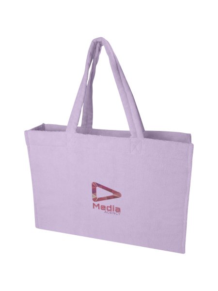 Tote bag per la spiaggia in spugna riciclata certificata GRS da 13 litri Siam