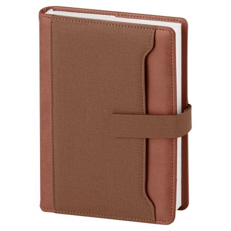 Agenda portafoglio personalizzabile con tasca ed interno perpetuo 16,5 x 22 cm
