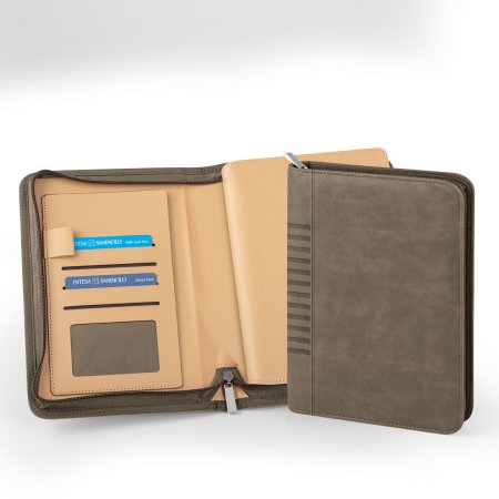 Agenda borsello con interno perpetuo personalizzabile 17,5 x 25 cm