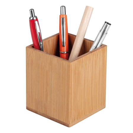 Porta penne in bamboo personalizzabile Pen Holder
