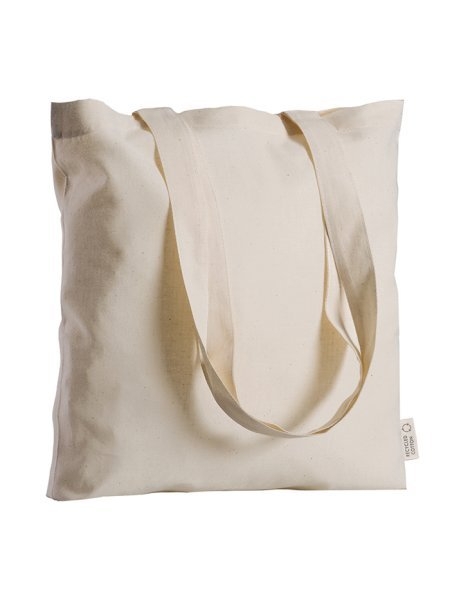 Shopper in cotone riciclato personalizzabile Sonia 38 x 42 cm