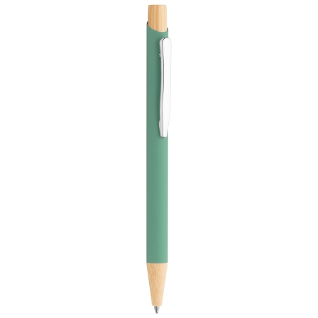 Penna a sfera in metallo soft touch personalizzabile Woodstock