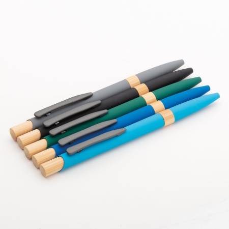 Penna a sfera in metallo soft touch personalizzabile Forrest