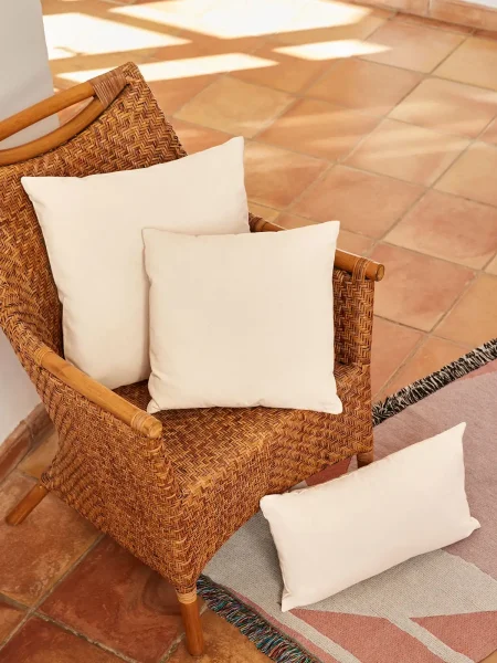 Federa cuscino in cotone canvas Fairtrade M