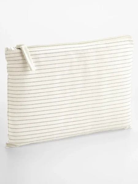 Custodia per accessori a Righe Cotone Organico taglia L
