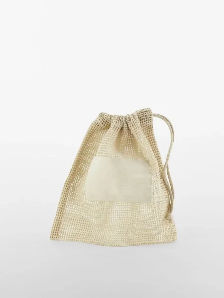 Sacca in cotone organico mesh taglia S