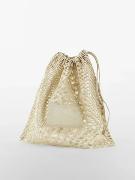 Sacca in cotone organico mesh taglia M