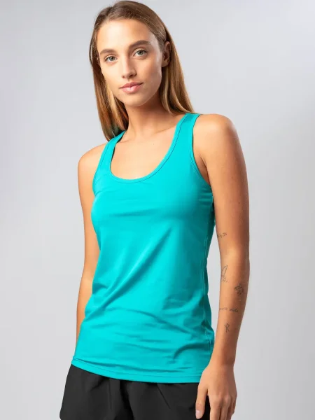 Canotta sportiva donna 140 g/m² personalizzabile Black Spider Tabata