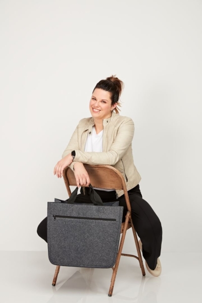 Shopper in feltro softbasket flessibile