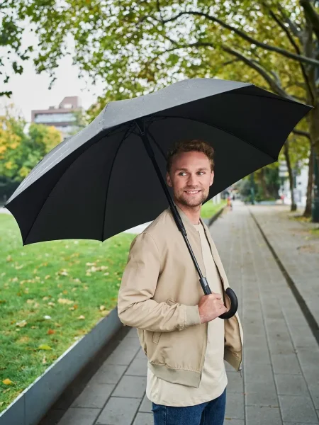 Ombrello automatico con sistema Windproof FARE®-Carbon-Style