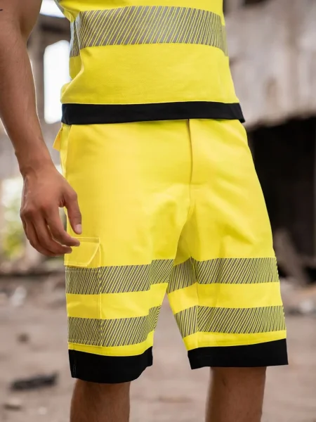 Bermuda alta visibilità 250 g/m² personalizzabile Korntex Workwear Shorts