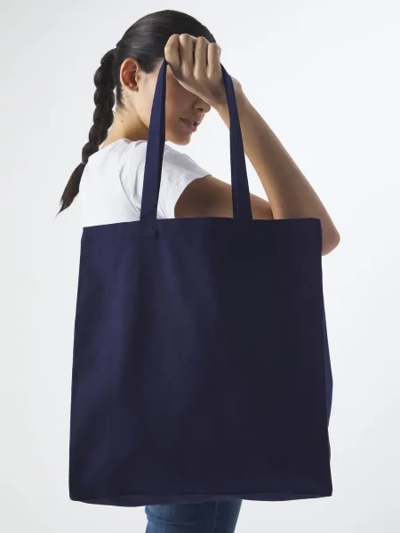 Shopper ecologica personalizzabile Black Spider Organic Canvas Bag 38 x 42 x 13 cm