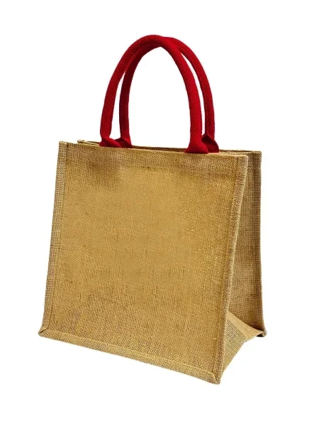 Shopper in juta personalizzabile Black Spider Jute Medium 30 x 30 x 19 cm