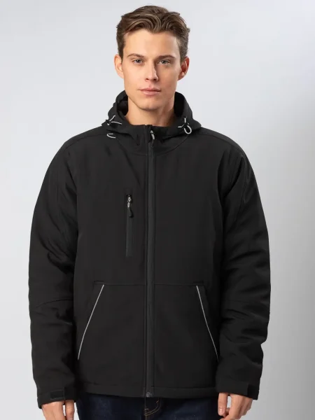Softshell uomo personalizzabile Black Spider Storm Padded