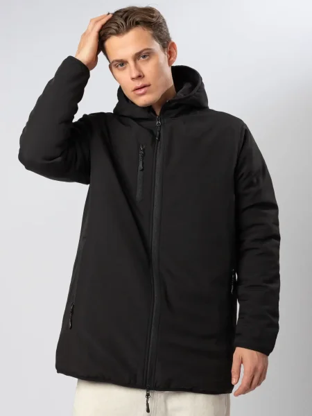 Softshell modello parka personalizzabile Black Spider Guardian