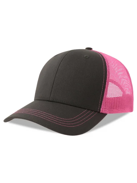 cappellino-trucker-in-cotone-organico-personalizzabile-atlantis-sonic-s-dark-grey-fuchsia-fluo-141.webp